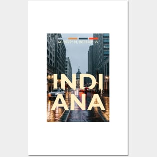 Indiana Travel Poster Posters and Art